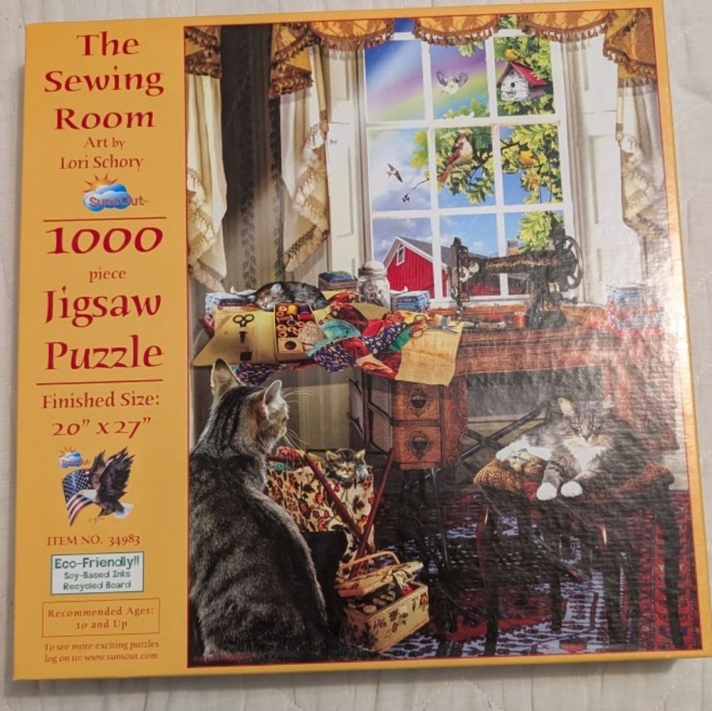NWNT The Sewing Room 1000 Piece Jigsaw Puzzle